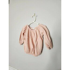 ALICE AMES Coral Gauze Top